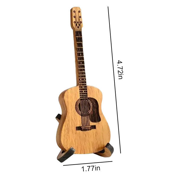 🔥 GORĄCA WYPRZEDAŻ 50% ZNIŻKI 💖 Drewniane pudełko na kostki do gitary akustycznej 🎁🎸