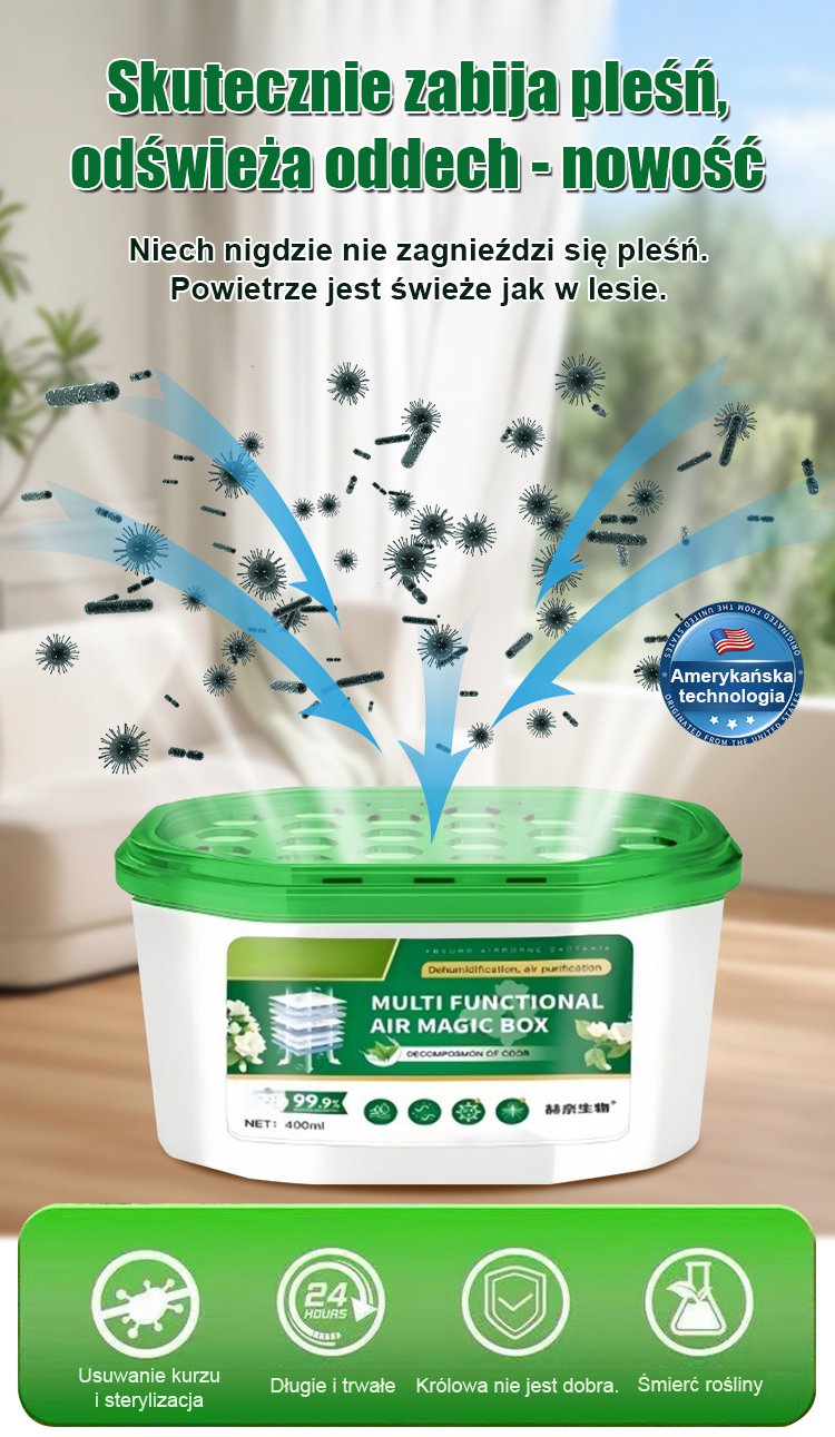 【Super Silny Środek na Pleśń】Pudełko na Pleśń