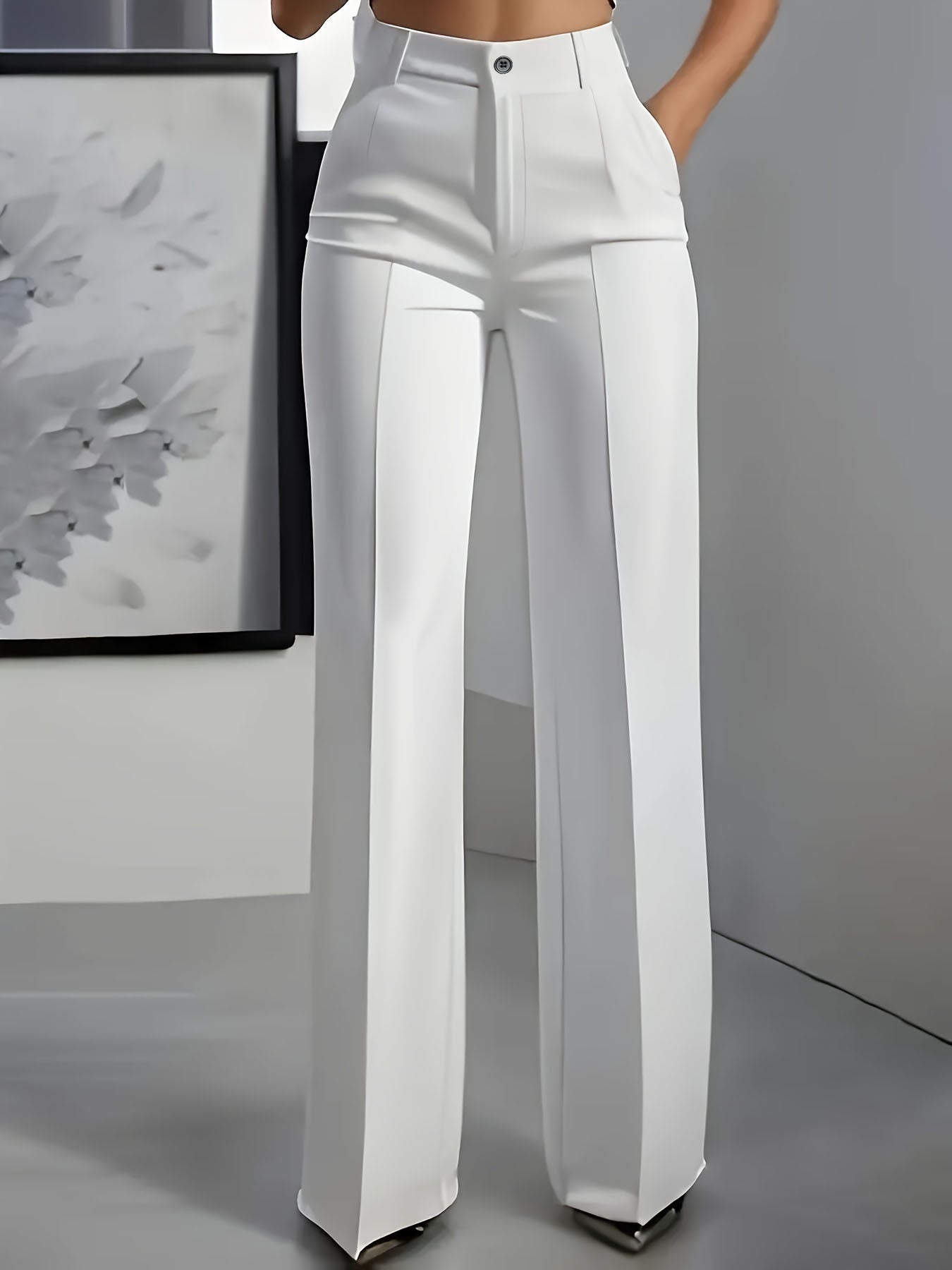 ⏳Oferta ograniczona czasowo - 50% ZNIŻKI🔥👖Damskie spodnie z wysokim stanem i elastyczną gumką