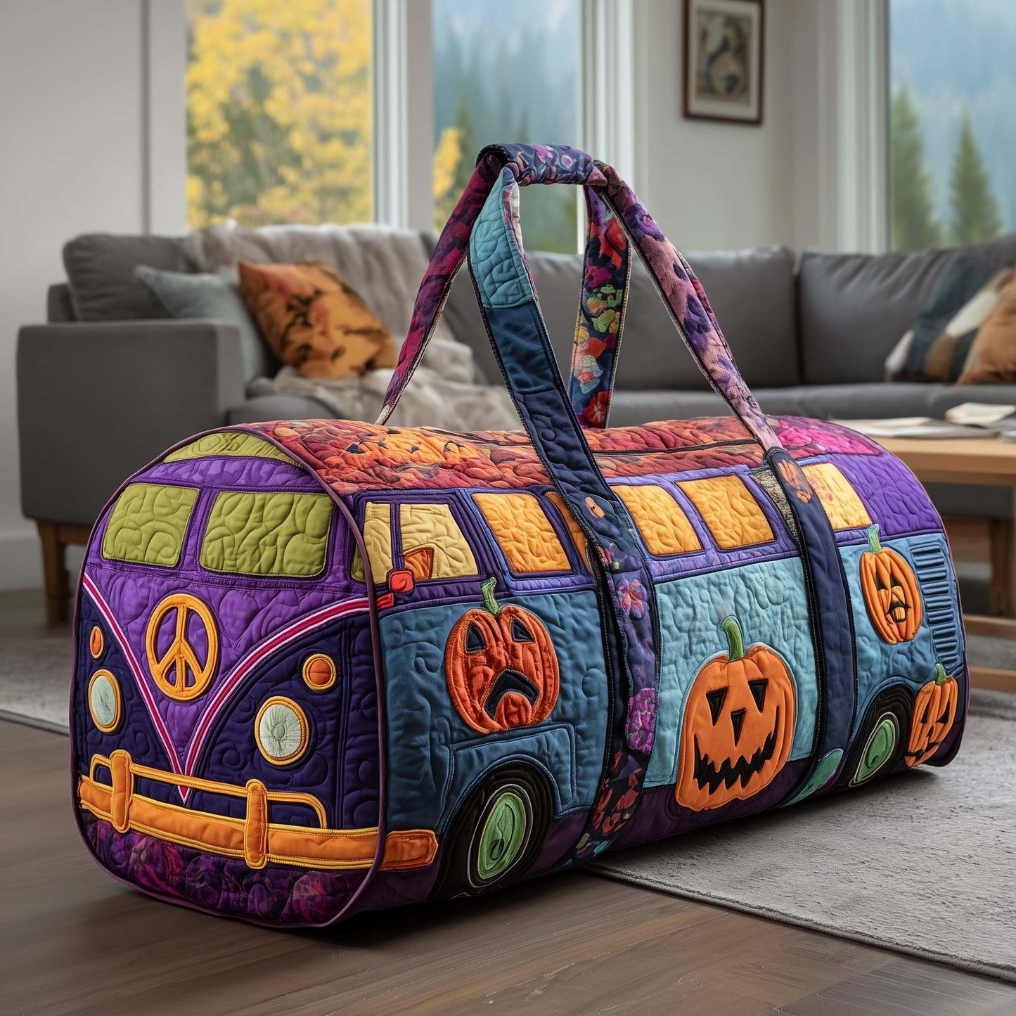 Torba podróżna Hippie Van Quilted