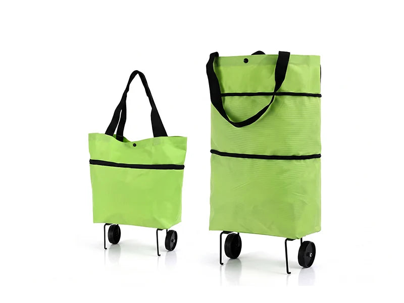 🛍️✨ Torba na zakupy z możliwością przekształcenia - chowane kółka, udźwig 20 kg, rozszerzalna dzięki zamkowi błyskawicznemu!