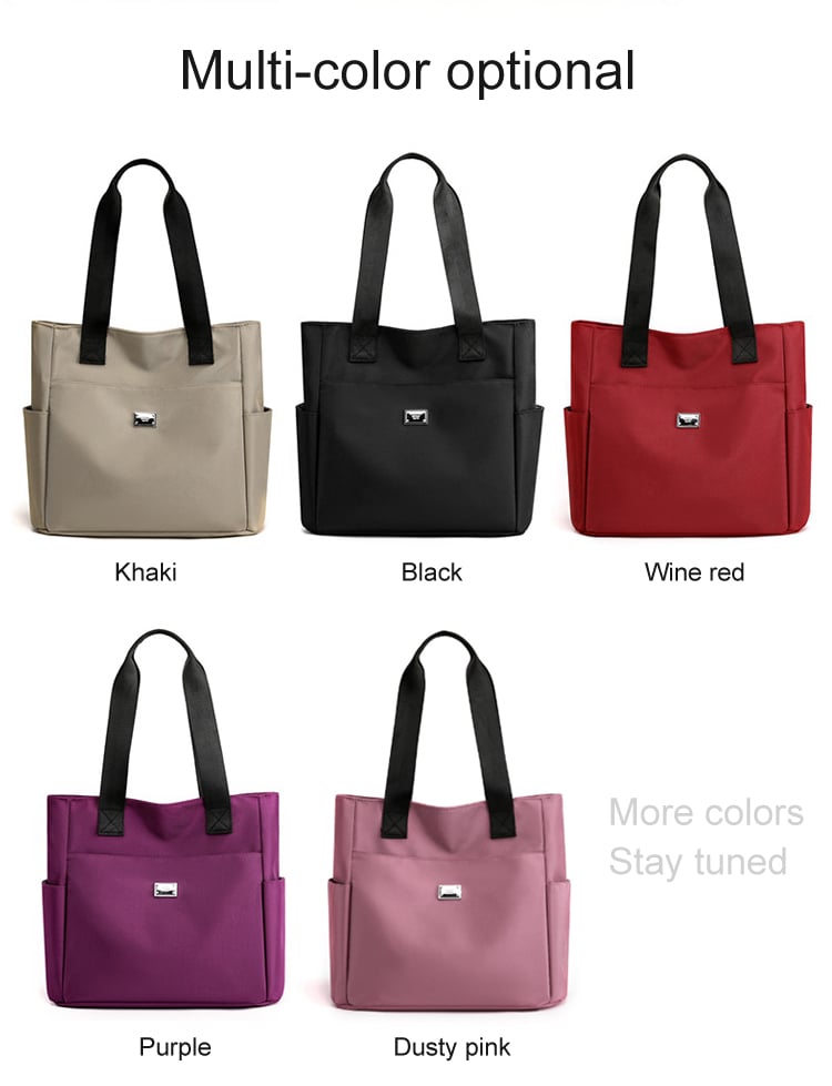 🔥Wodoodporna nylonowa torba na ramię o dużej pojemności i wielu kieszeniach👜