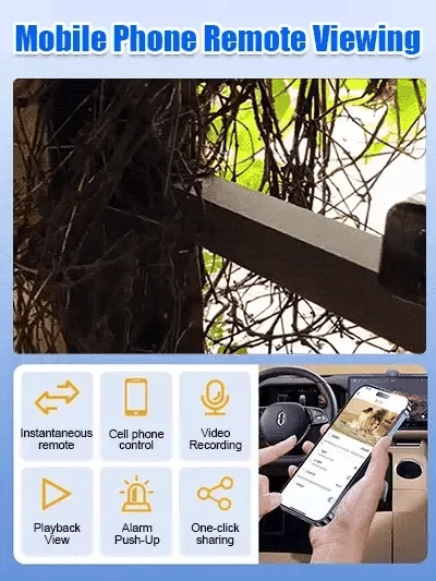 Kamera bezpieczeństwa W03 Smart WiFi – 1080P HD, widzenie nocne, wykrywanie ruchu, niski pobór mocy