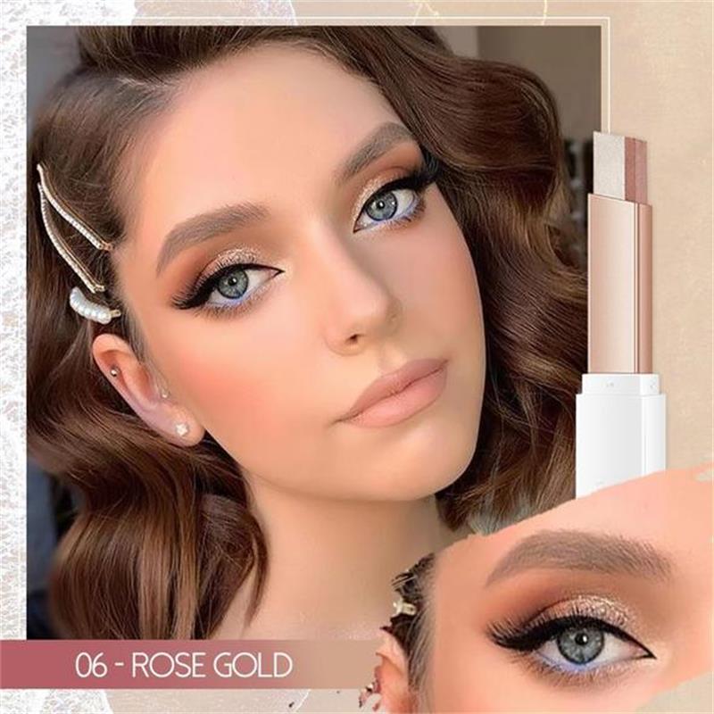 ✨2 w 1 mieszany cień do powiek w sztyfcie – perfekcyjny makijaż oczu