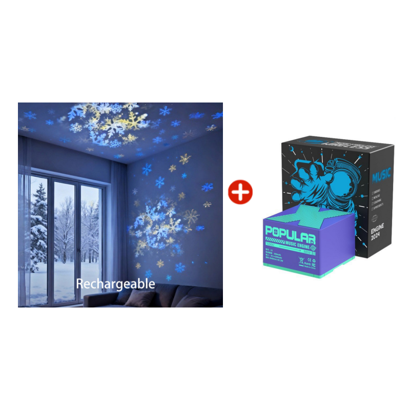 ✨Dynamicznie obracająca się lampa projekcyjna LED