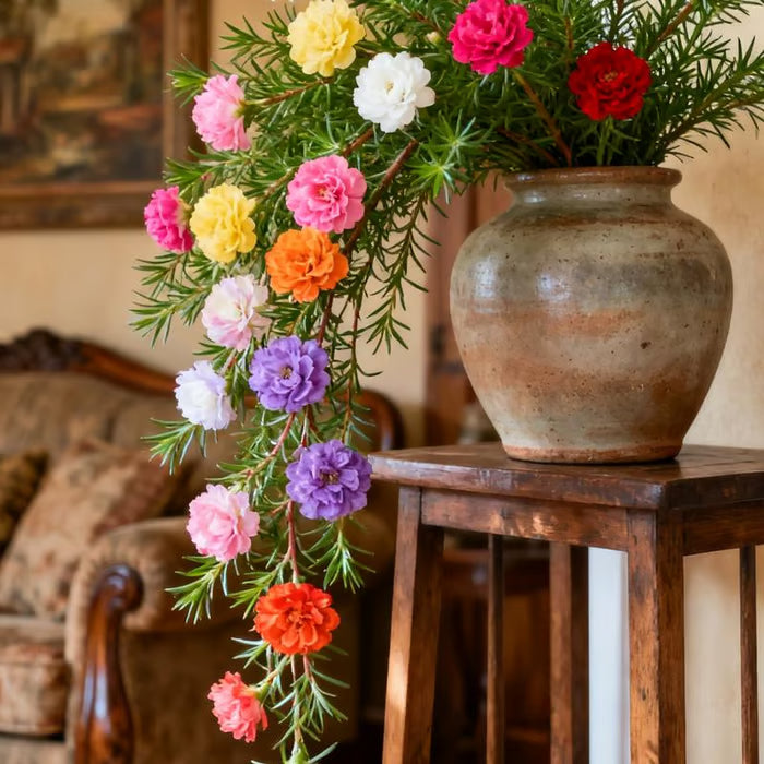 💫🌸KUP 1, DOSTAŃ 1 GRATIS | Moss Rose🌿Nasiona kwiatów wieloletnich z suplementem wspomagającym wzrost roślin