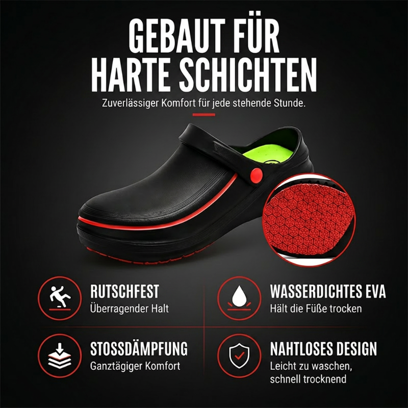 👟 Buty ochronne z wyściełaną podeszwą – wodoodporny i olejoodporny design