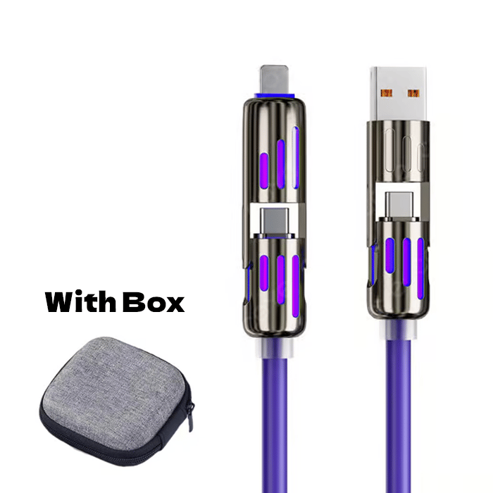 🔥Kabel do ładowania USB 4 w 1, szybkie ładowanie⚡
