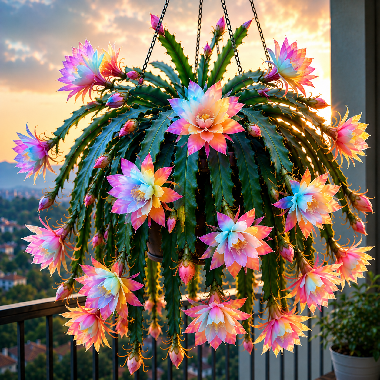 🌸 Rzadki kaktus storczykowy Epiphyllum – zachwycające egzotyczne kwiaty