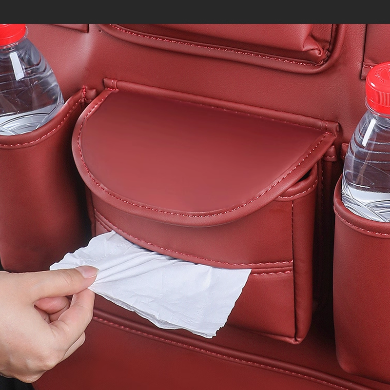 Organizer na tylne siedzenie DriveEase – wiszący organizer z wieloma kieszeniami i spersonalizowanym logo