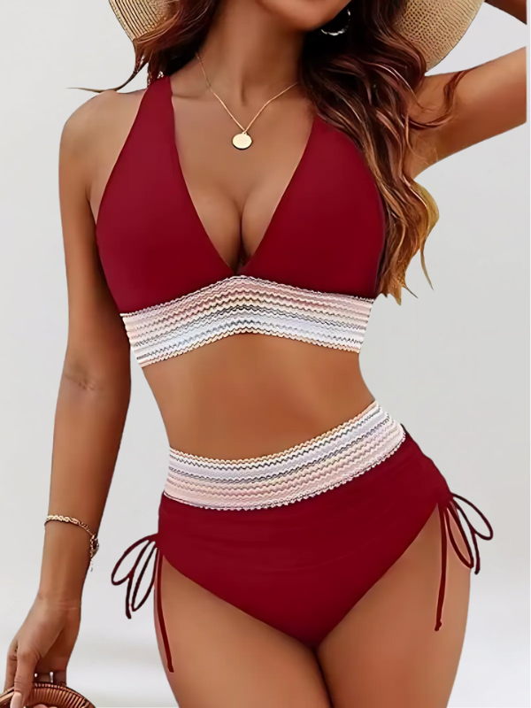 Isa | Zestaw bikini z kontrolą brzucha i wysokim stanem