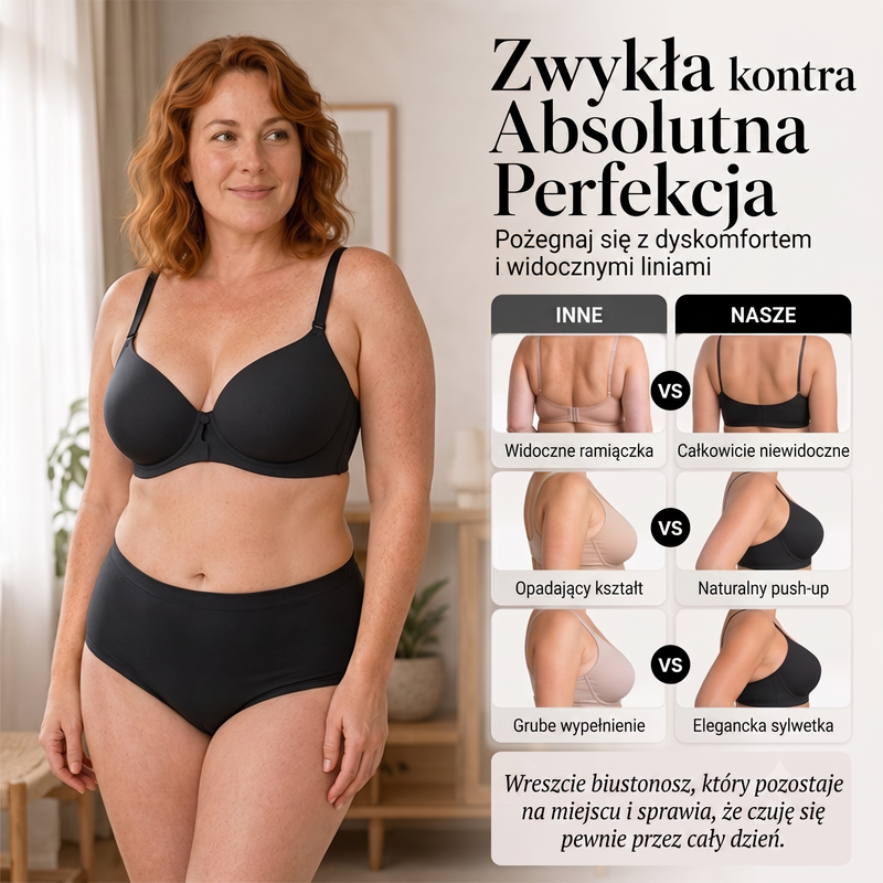 💥Kup 1 a drugi dostaniesz gratis👙 Biustonosz push-up Zapięcie z przodu unoszenie