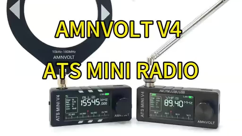 📻Ulepszony odbiornik radiowy ATS Mini V4 Si4732 All Band DSP
