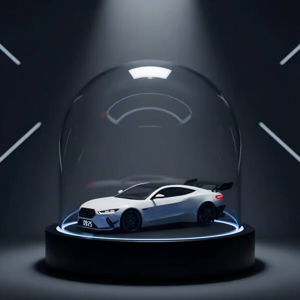🎁 Budzik Hypercar🏎️Realistyczne efekty silnika i światła