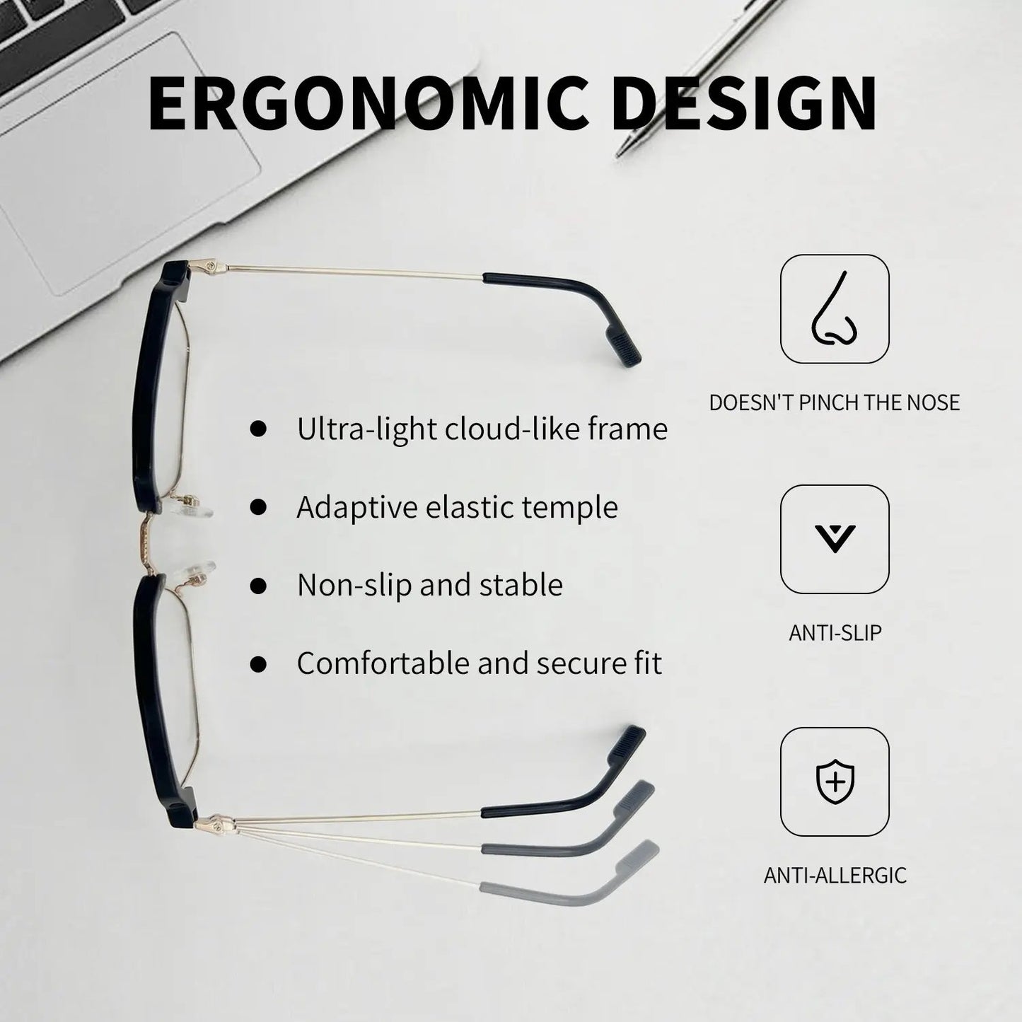 👓✨ Okulary do czytania HD z automatyczną regulacją