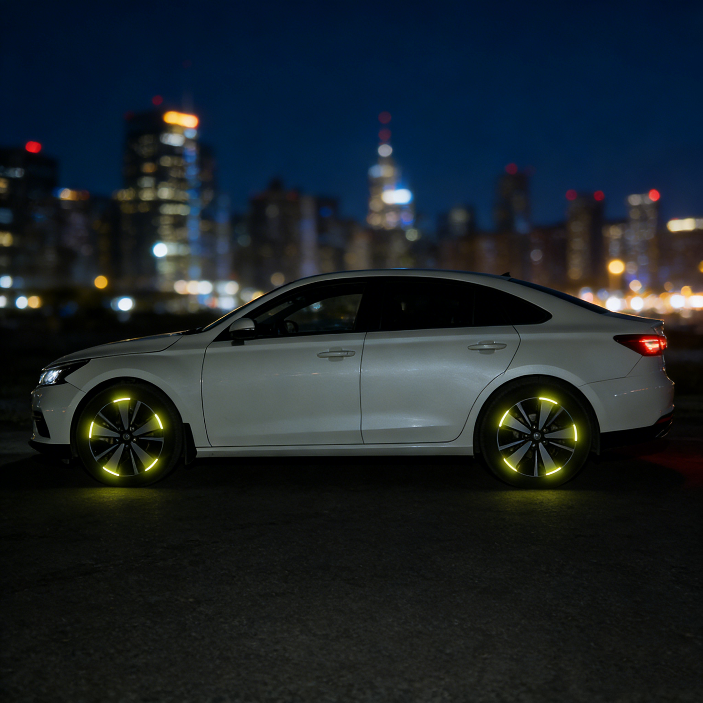 Ulepszone, spersonalizowane odblaskowe naklejki ostrzegawcze o szerokości opon✨20 szt.✨