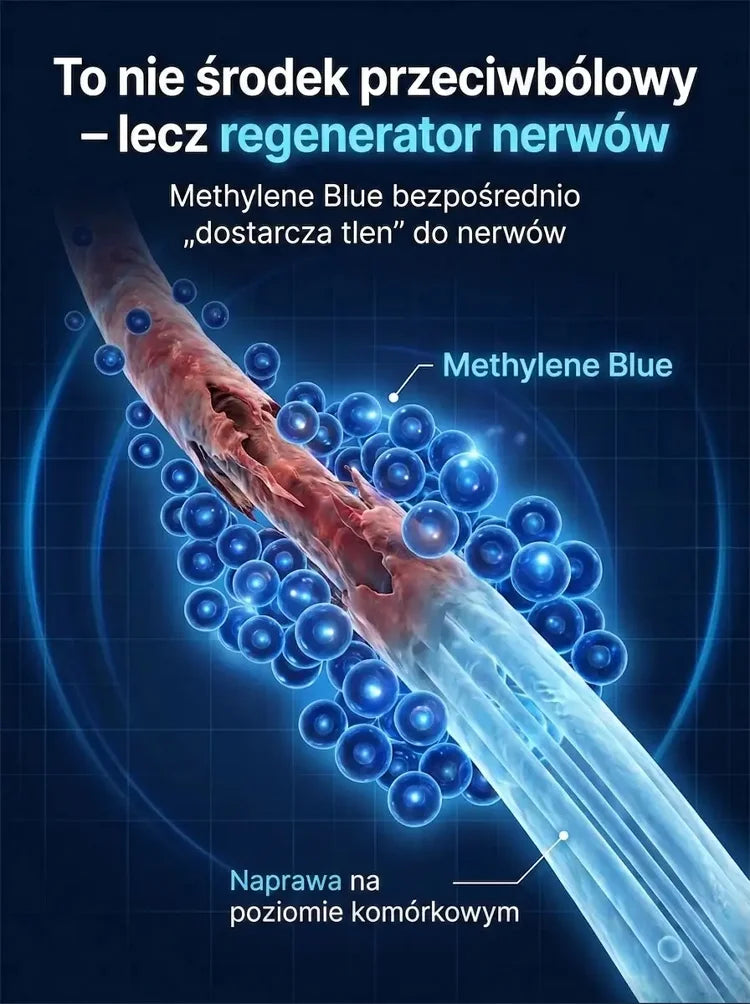 Niebieskie żelki łagodzące ból nerwowy