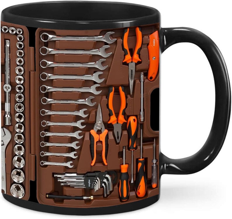 ⚡WYPRZEDAŻ CYBER MONDAY🔧⚡Kubek Mechanic Toolbox🍵