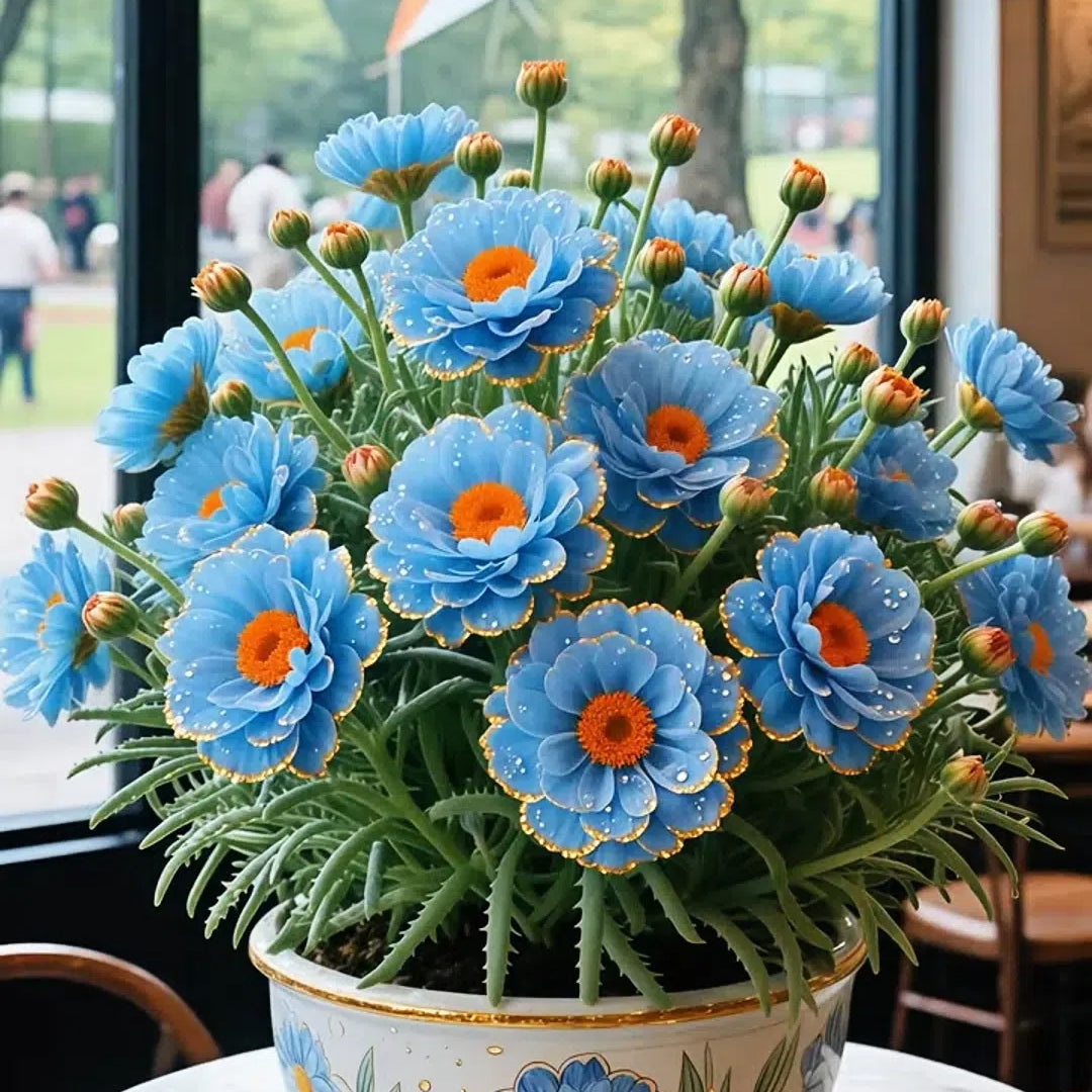 Złota koronka Portulaca🌸✨ Wspaniałe podwójne kwiaty dla bezproblemowego letniego koloru