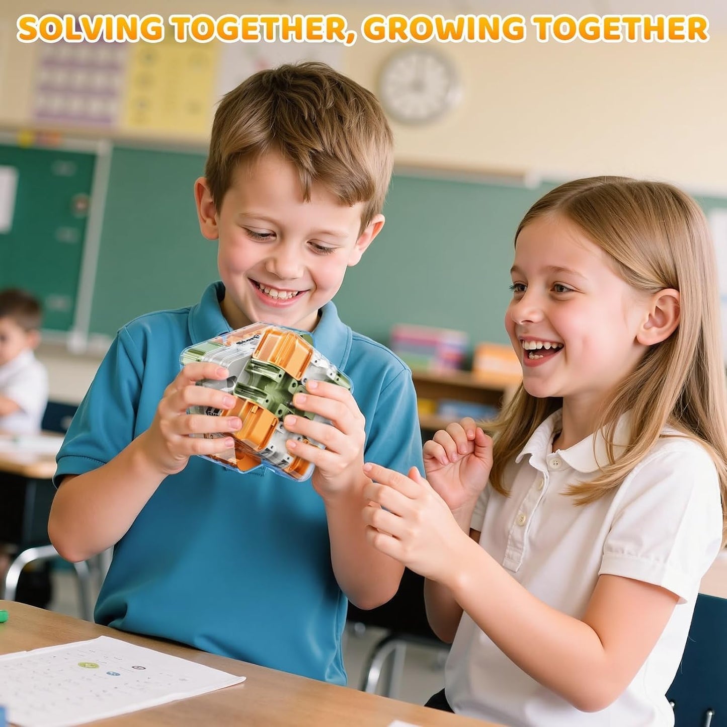 Duży labirynt 3D Puzzle Maze Cube 🧩✨ – Fascynująca gra rozwijająca mózg dla dzieci i dorosłych 🧠