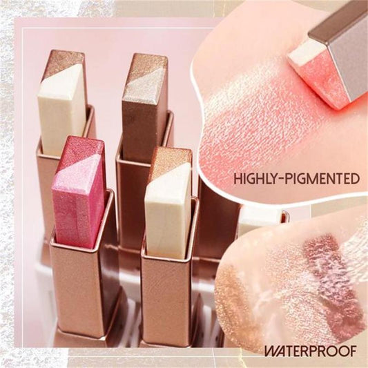 ✨2 w 1 mieszany cień do powiek w sztyfcie – perfekcyjny makijaż oczu