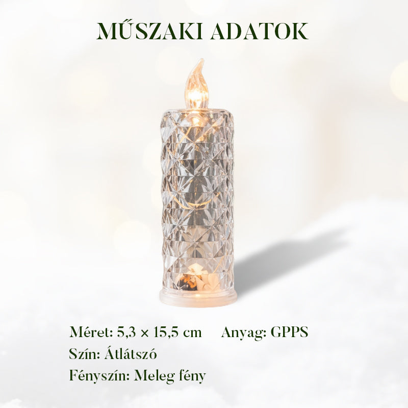 【✨1+2 gratis】Romantyczne bezpłomieniowe świece LED zasilane bateriami
