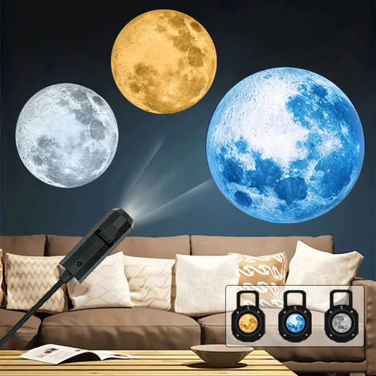 Projektor USB Galaxy i Moon Night Light