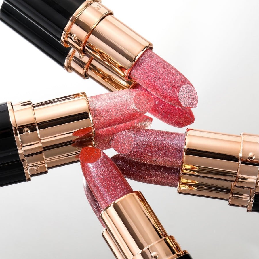 💥 Kup 1, a drugi dostaniesz gratis 💋 Błyszczyk do ust Diamond Lip Gloss Glitter Lipstick Waterproof 🥰🎁