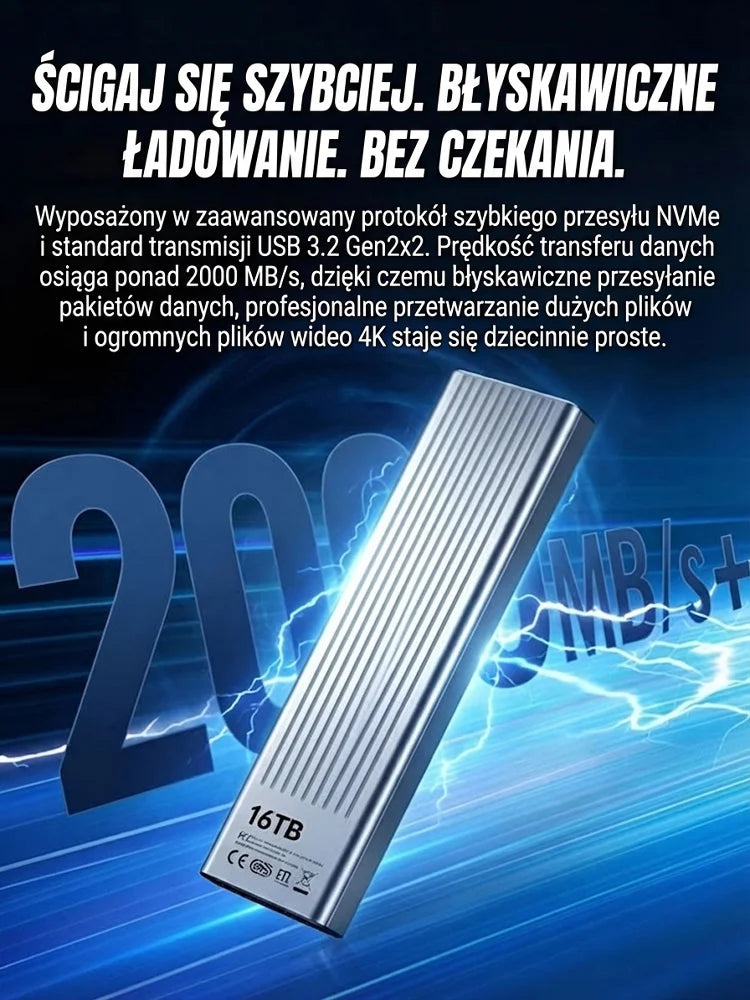 Przenośny szybki dysk SSD