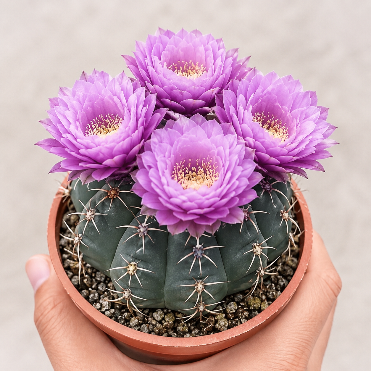 🌵 Poznaj swojego nowego najlepszego przyjaciela – kaktusa Gymnocalycium baldianum! 💕