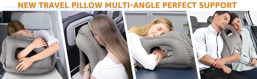 Dmuchana poduszka podróżna Leosporr