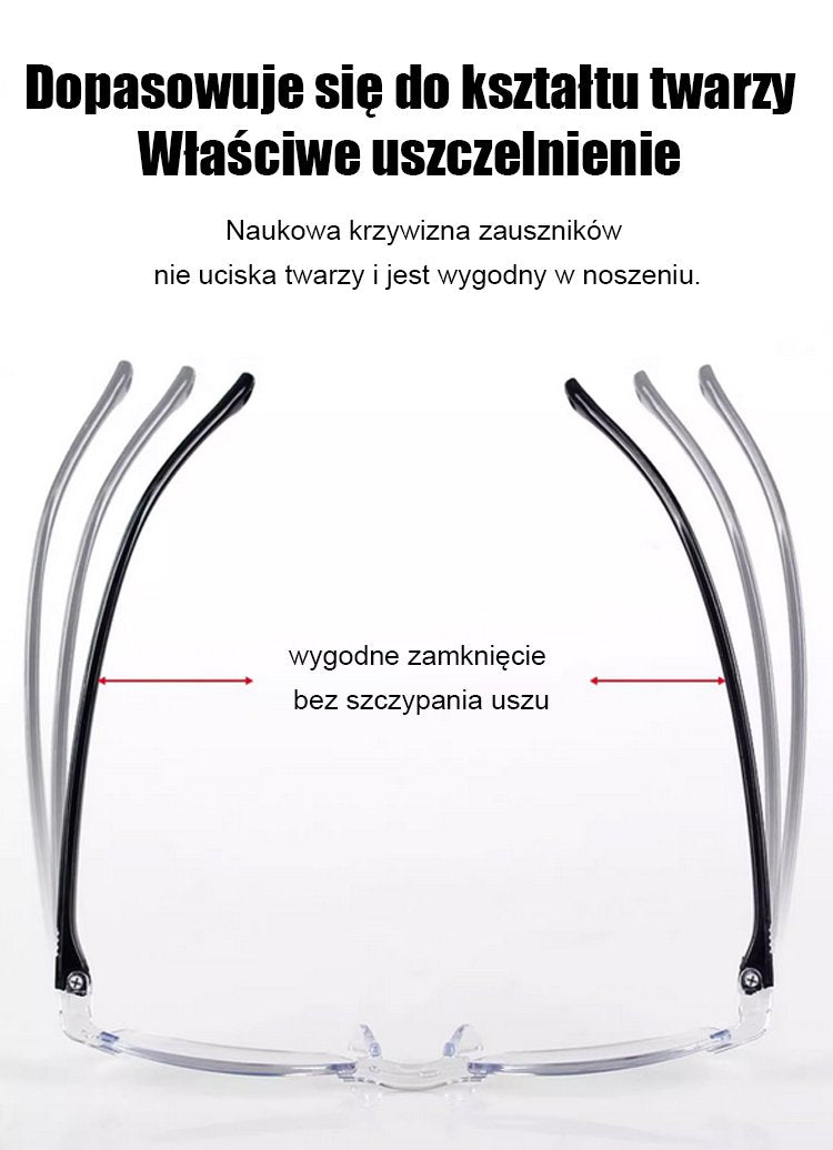 Zmieniające kolor okulary do czytania chroniące przed niebieskim światłem