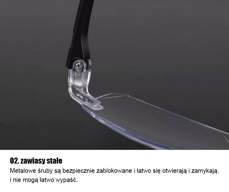 Zmieniające kolor okulary do czytania chroniące przed niebieskim światłem