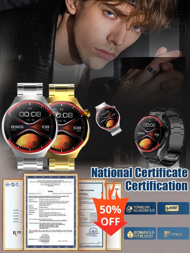 Okrągły ekran smartwatcha do eksploracji kosmosu