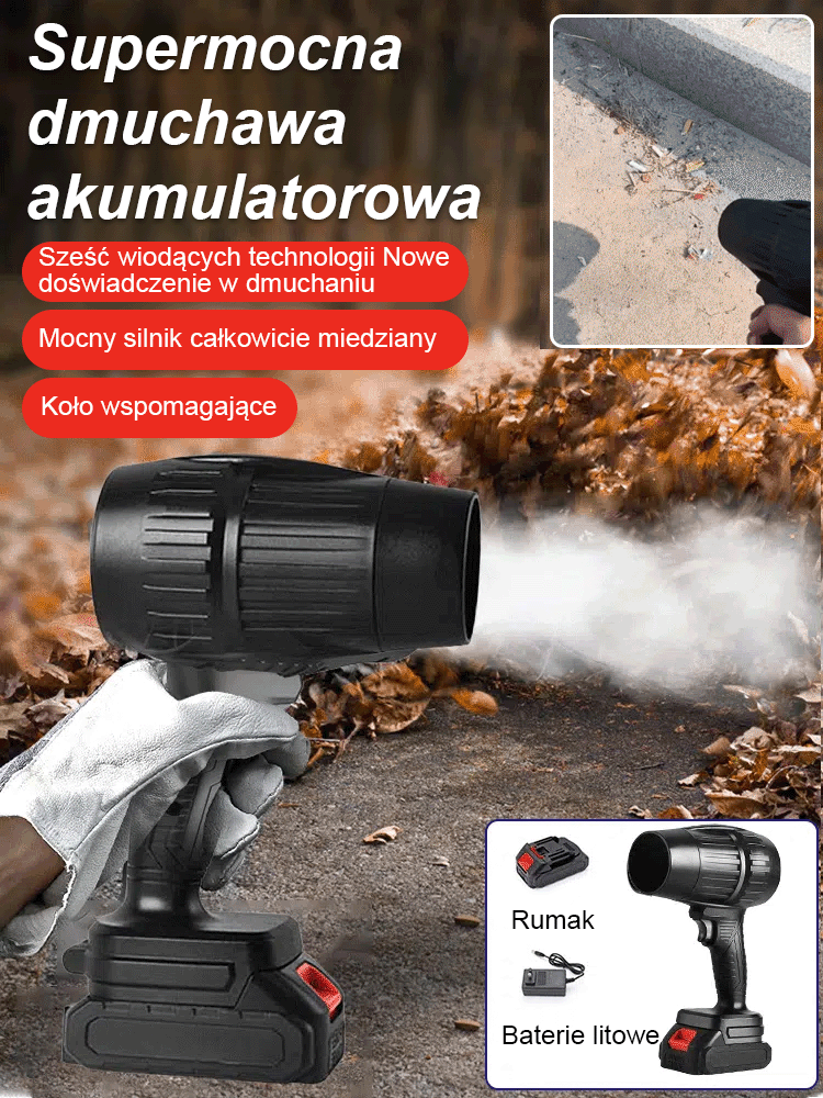 【Przemysłowy】supermocna bezprzewodowa dmuchawa dużej mocy