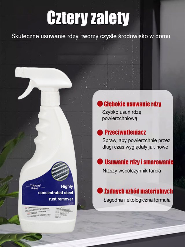 JS-【Szybki odrdzewiacz】 Skuteczny odrdzewiacz do stali