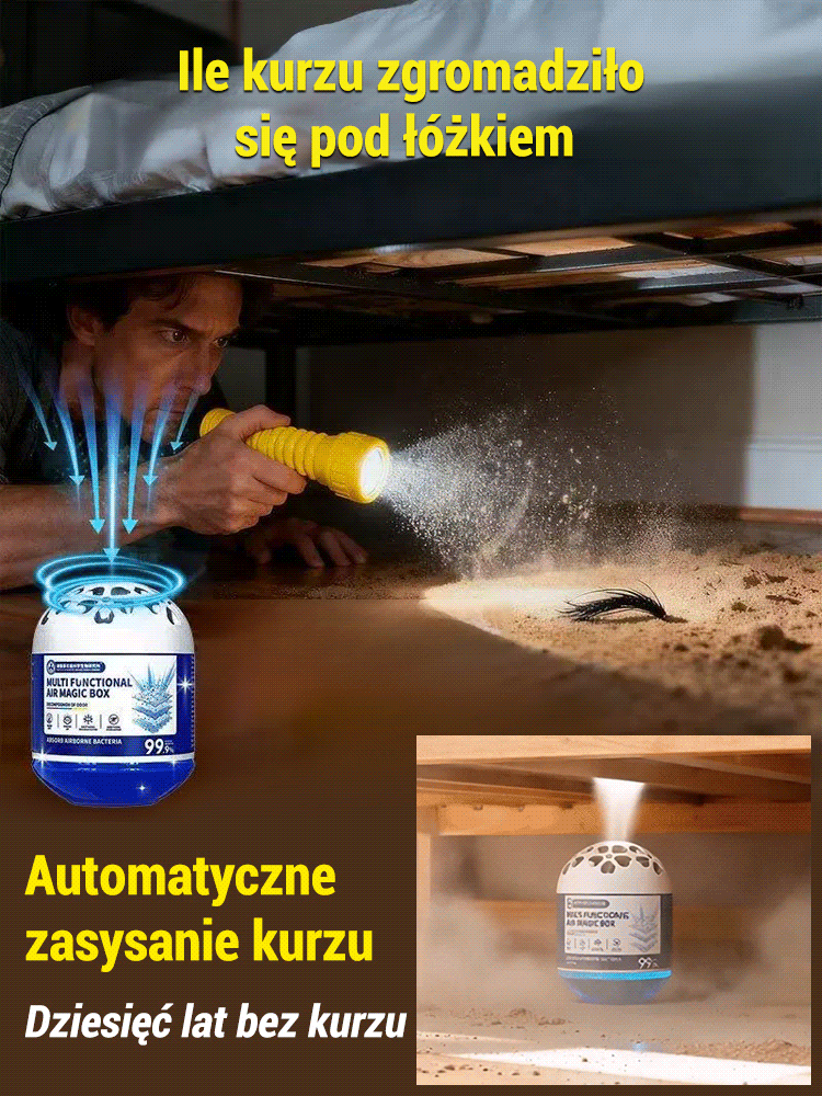 【Pogromca Kurzu】Uniwersalne Magiczne Pudełko Odkurzające