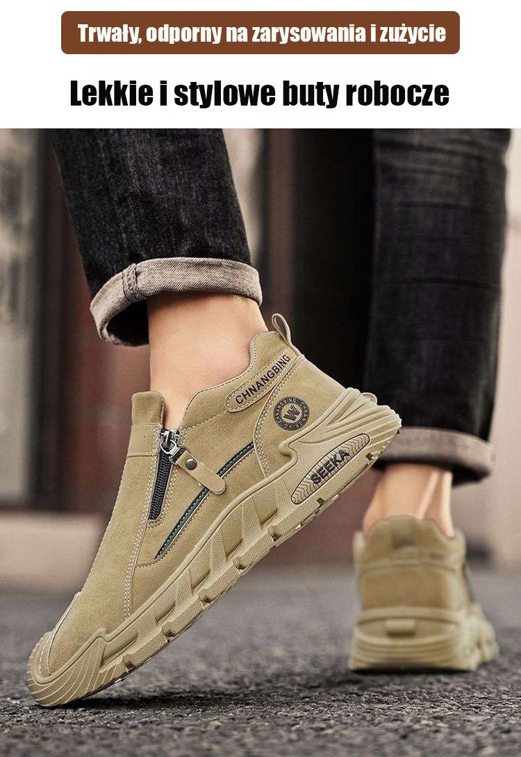 Męskie wodoodporne buty sportowe casual.