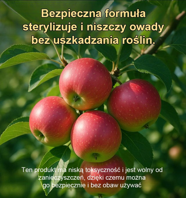Skuteczna ochrona roślin i drzew owocowych — jedno opakowanie wystarcza na aż 1000 litrów wody
