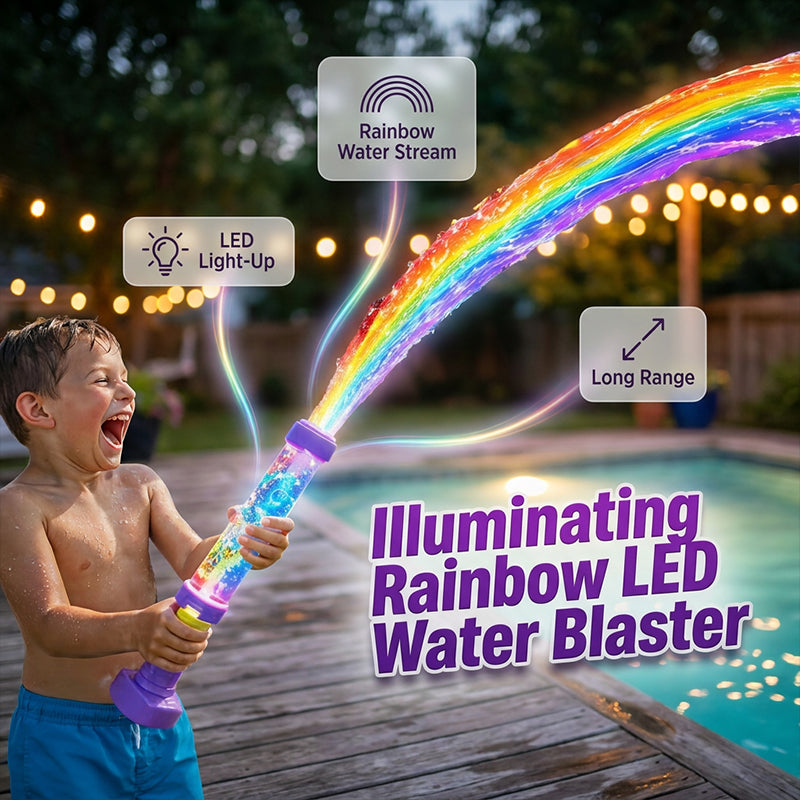🔥 1+1 GRATIS (2 szt.)✨🌈 Zabawka wodna z pompką i światłem LED, które świeci w ciemności💦