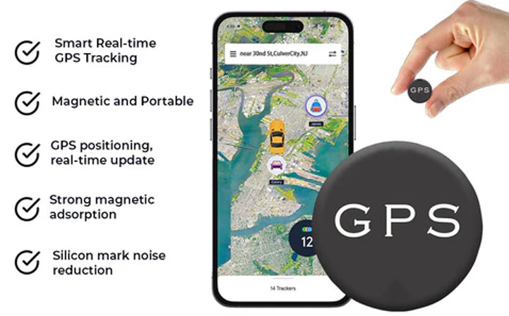 Ulepszony w 2026 roku✨ Lyseemin™ EasyFind Mini magnetyczny lokalizator GPS