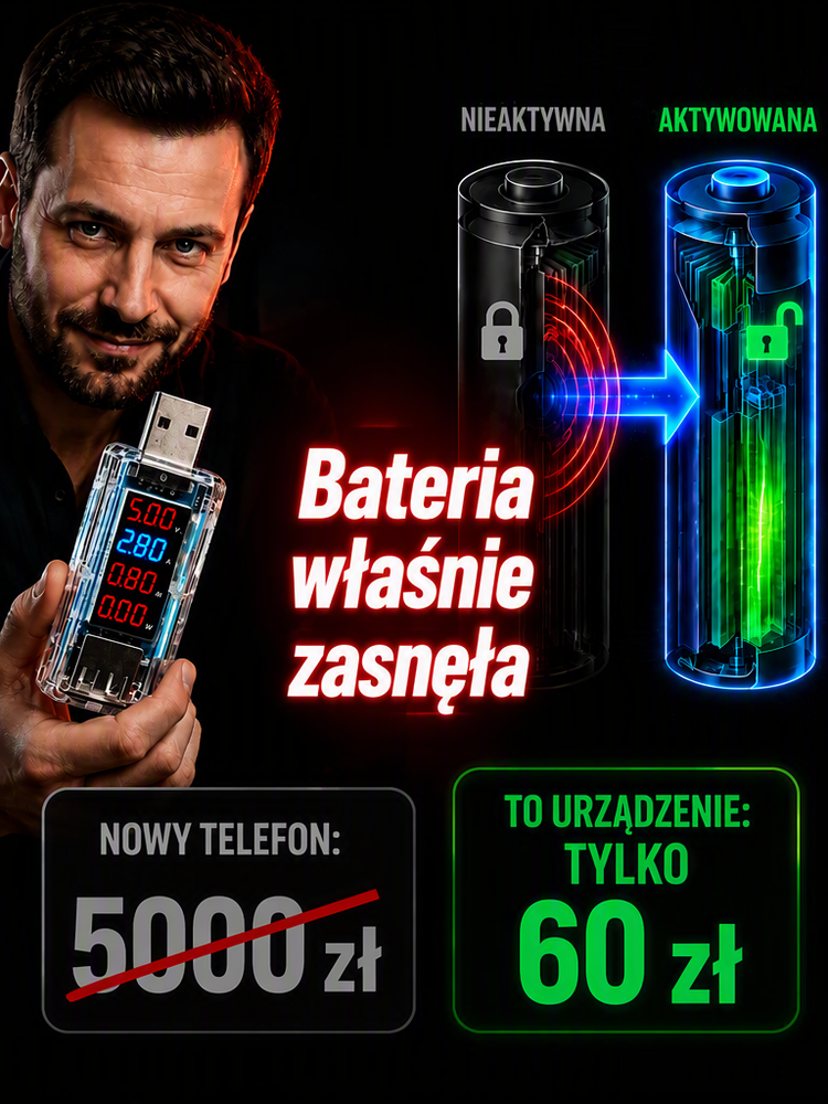 Smartfon battery repair dongle – aktywuje martwe baterie, przywraca ładowanie w kilka minut. Na pobranie! ⚡