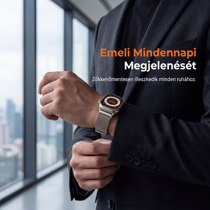 ⌚Pasek do zegarka z siatki ze stali nierdzewnej – do zegarka Apple Watch