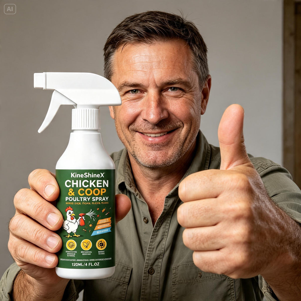 Specjalny spray dezynfekujący i odkażający do kurników