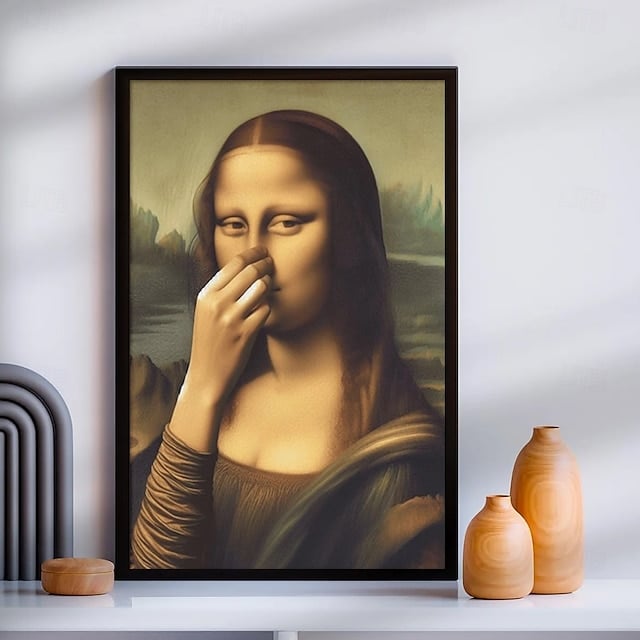 🔥Specjalna cena 9,99 USD dzisiaj!!!🎁🎨🧻Zabawna sztuka łazienkowa bez ramy – dodaj trochę świątecznego śmiechu! 😂