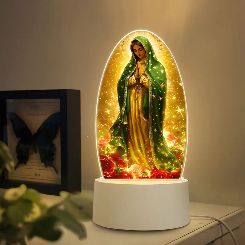 🌙 Spokój i wiara w jednym świetle – 3D lampka nocna z Jezusem
