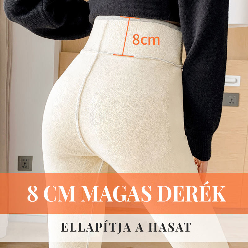 Modne damskie termiczne spodnie z kaszmiru skinny