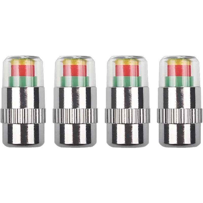 3-kolorowe nakładki z ostrzeżeniem o ciśnieniu w oponach