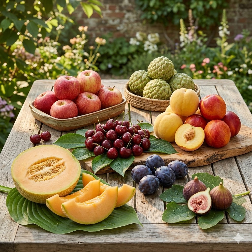 🍃 Seria Heirloom Manor: Zestaw 13 wybranych nasion owoców (bez GMO) 🌳 – Najlepiej sprzedający się produkt