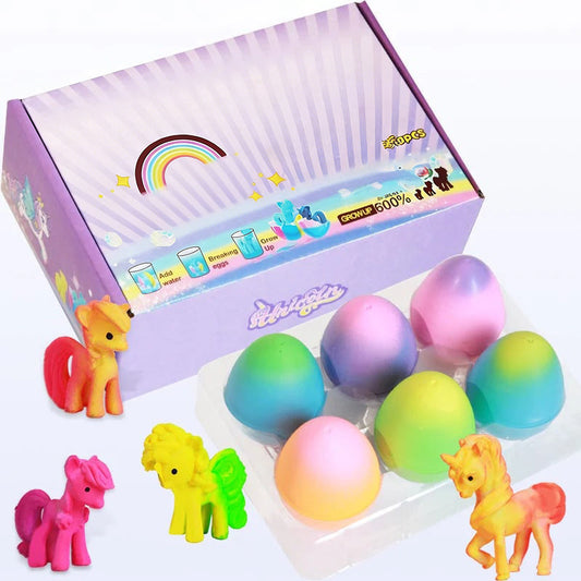 🦄6-pak jaj wylęgowych rosnących jednorożców